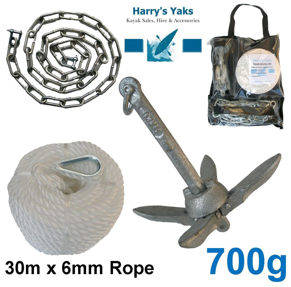 700g Anchor Kit (with 30m Rope & Chain)